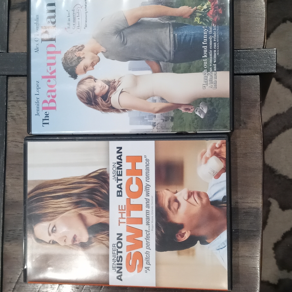 2 rom com movies the switch and The Back-up Plan